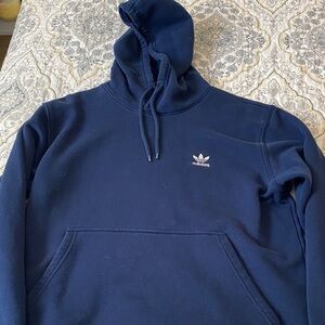 Adidas Men's Dark Blue Hoodie